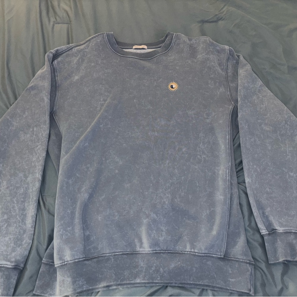 Katin Washed Blue Crewneck Sweater